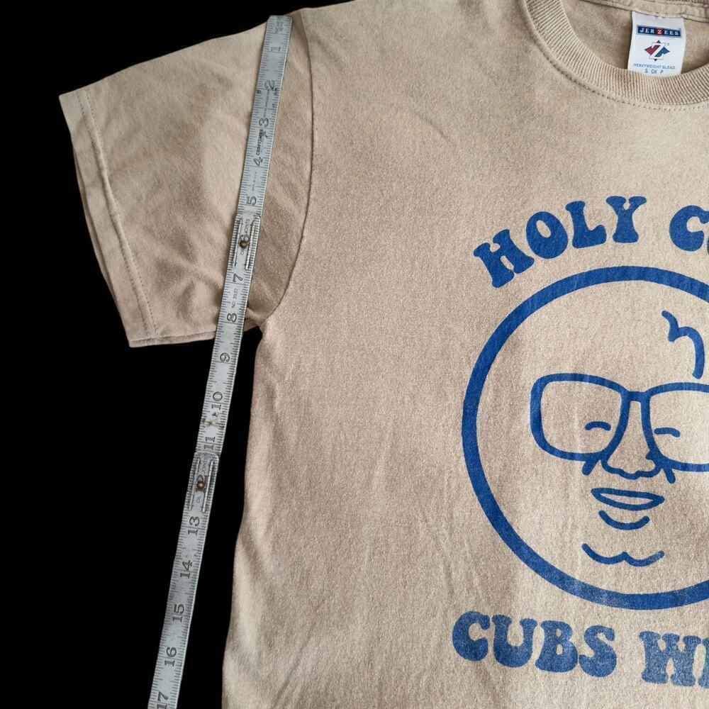 Vintage 80’s Harry Caray Chicago Cubs “Holy Cow” Shirt Original Badeball Small - Picture 7 of 15